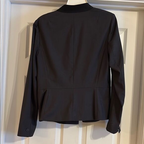 Banana Republic Black and Gray Blazer Tailored Suit Jacket - Picture 3 of 9